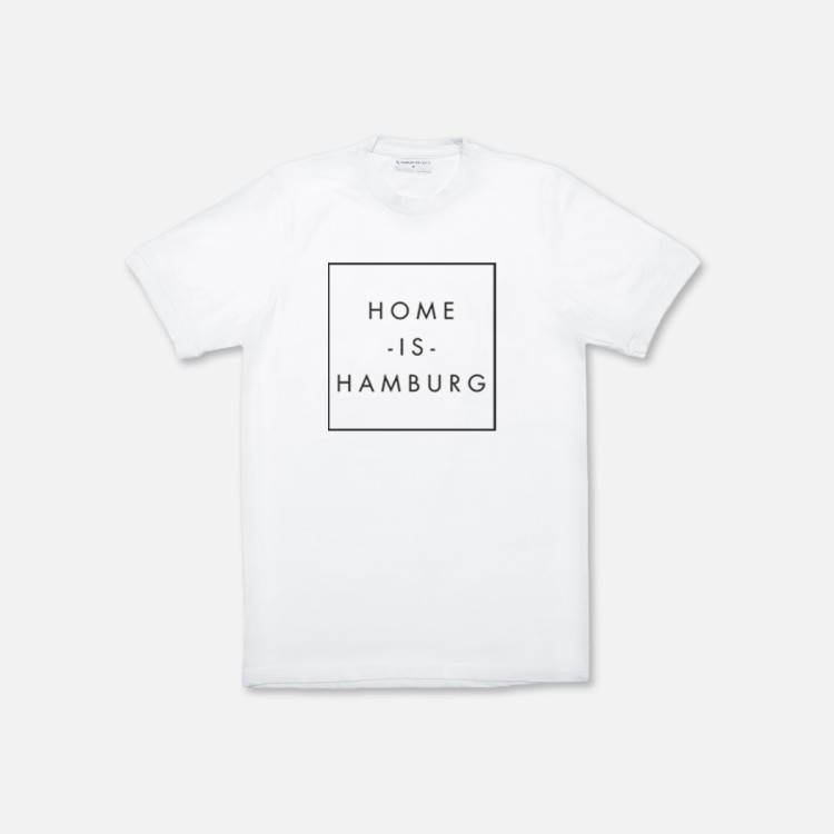 HOME IS HAMBURG BOX T-SHIRT - WHITE